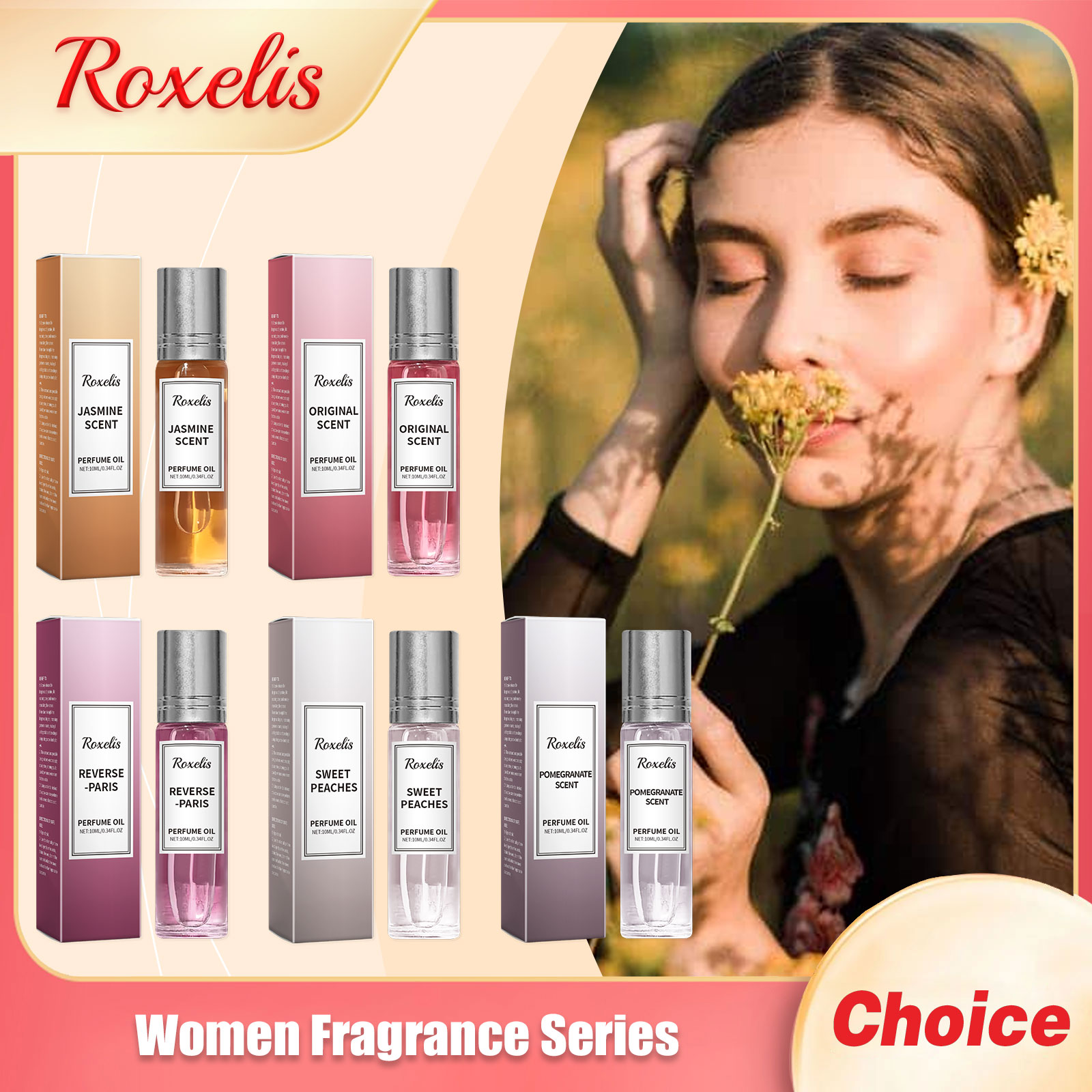 Home Fragrance Jasmine - Perfume con Feromonas para Mujer, Serie