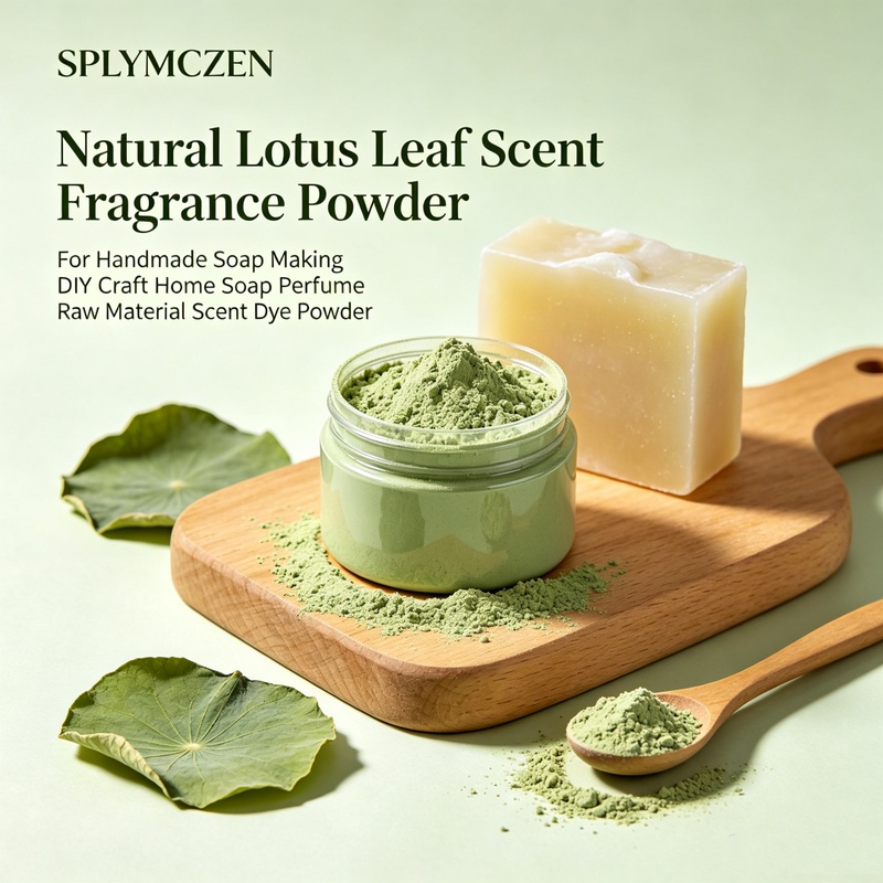 Home Fragrance Scented Candle - SPLYMCZEN Polvo de Fragancia de Hoja