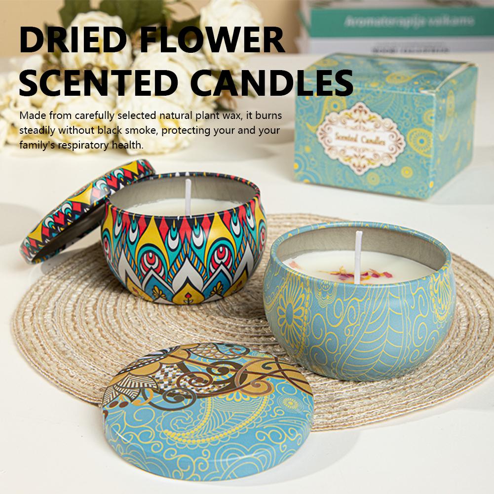 Velas de aromaterapia, tarros  - Home Fragrance Scented Candle reseña y precio