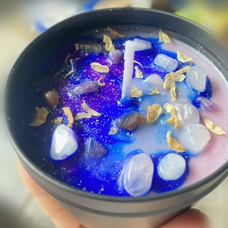 Vela perfumada de piedra de cr - Home Fragrance Scented Candle reseña y precio