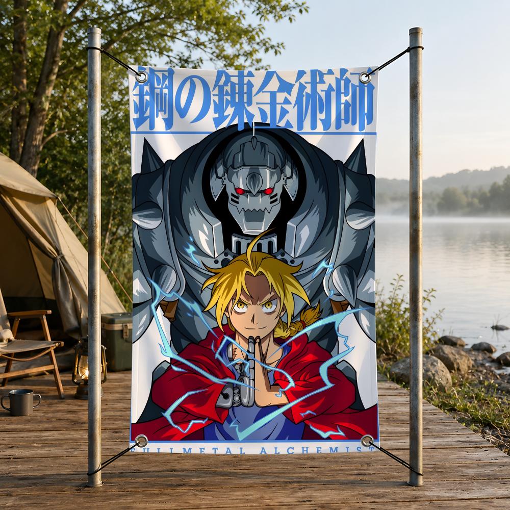 Banderas decorativas de Anime  - Home Garden Alchemist reseña y precio