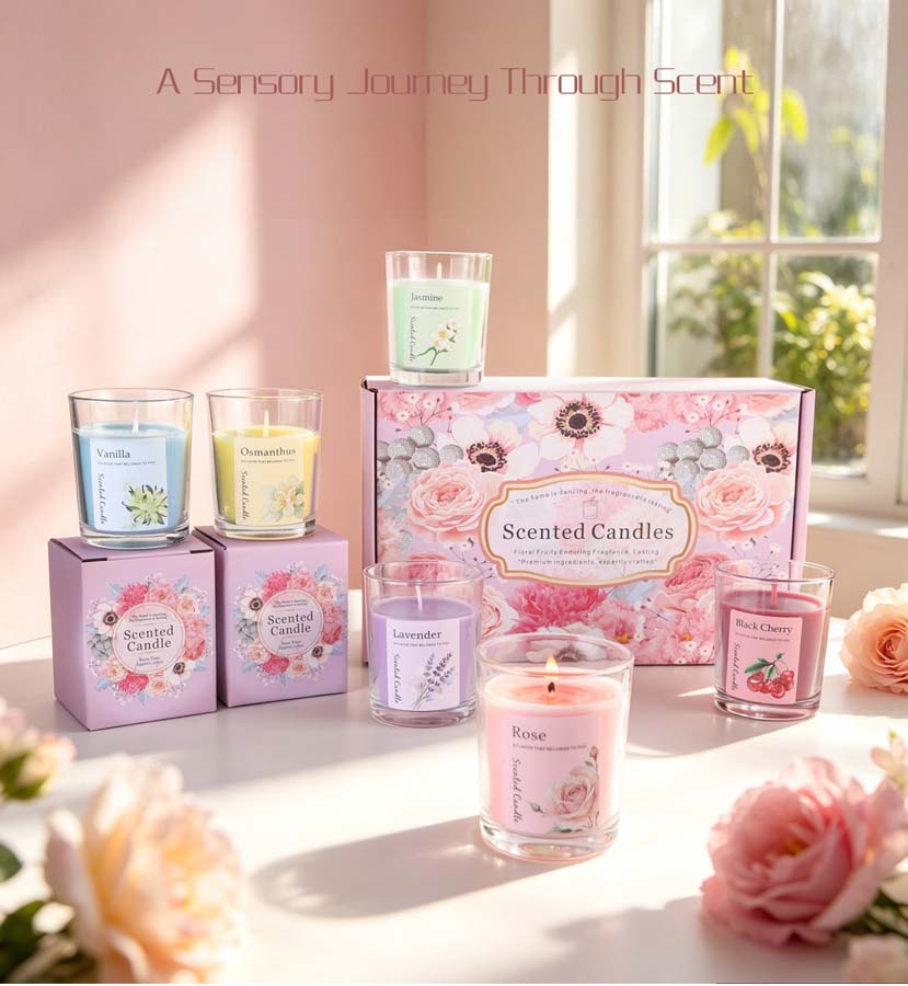 Set de Regalo de Velas Aromáti - Home Fragrance Scented Candle reseña y precio