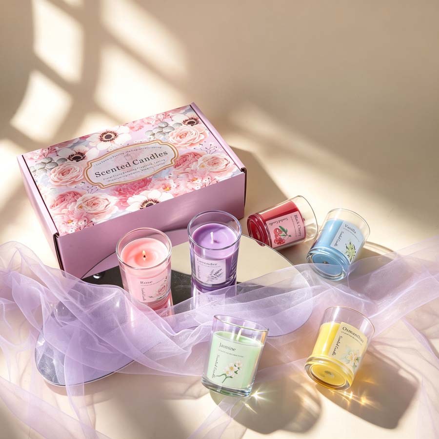 Set de Regalo de Velas Aromáti - Home Fragrance Scented Candle reseña y precio