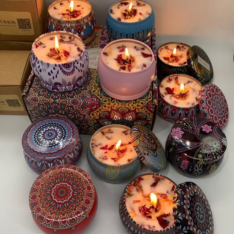 1/4PCS Velas Aromáticas Vintag - Home Fragrance Scented Candle reseña y precio