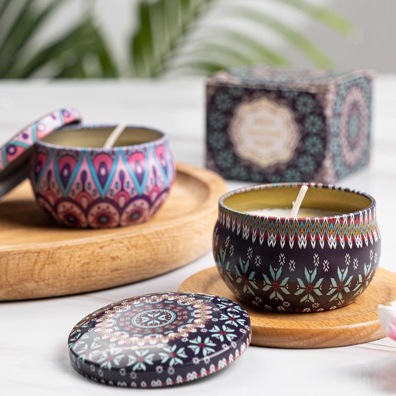 1/4PCS Velas Aromáticas Vintag - Home Fragrance Scented Candle reseña y precio